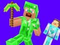 Игра Minecraft: Creeper срещу Enderman  онлайн