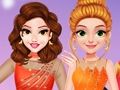 Игра Облечи принцеси за кънки  онлайн