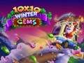 Игра 10x10 Зимни скъпоценни камъни  онлайн