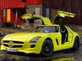 Игра Mercedes-Benz SLS E-Cell пъзел  онлайн