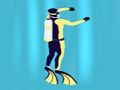 Игра Water Dive 2D: Подводно оцеляване  онлайн