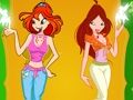 Игра Блум и Флора се обличат  онлайн