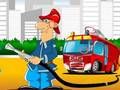 Игра Разлики в пожарните автомобили  онлайн