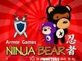 Игра Мечката нинджа  онлайн