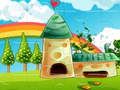 Игра Пъзел с пролетна илюстрация  онлайн