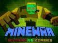 Игра Войници на Minewar срещу зомбита  онлайн