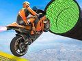 Игра Мотоциклетни каскади шофиране  онлайн