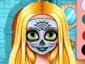 Игра Боя за лице за Хелоуин на сестрата  онлайн