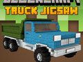 Игра Пъзел за камиони Blockcraft  онлайн