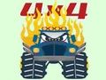 Игра Страници за оцветяване на Monster Trucks  онлайн