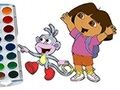 Игра Книжка за оцветяване на сладко момиче  онлайн