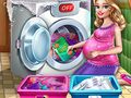 Игра Мама пера дрехи  онлайн
