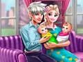Игра Ден на семейството на близнаците на ледената кралица  онлайн