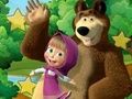 Игра Малкото момиче и мечката Скрити звезди онлайн Игра Малкото момиче и мечката Скрити звезди онлайн