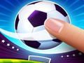 Игра Футболен удар с топката  онлайн