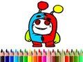 Игра Обратно към училище: Книжка за оцветяване OddBods  онлайн