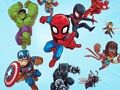 Игра Памет на супергероите на Marvel  онлайн