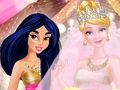 Игра Принцеса розова и златна сватба  онлайн