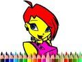Игра Книжка за оцветяване Back To School Winks  онлайн