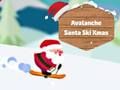 Игра Avalanche Santa Ski Коледа  онлайн