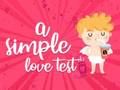 Игра Прост любовен тест  онлайн