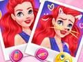 Игра Изкривяване на лицето на принцесите  онлайн