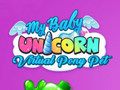 Игра Моето бебе еднорог виртуално пони домашен любимец онлайн Игра Моето бебе еднорог виртуално пони домашен любимец онлайн