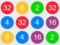 Игра 2-4-8 свързват идентични числа  онлайн