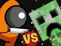 Игра Сред срещу Creeper  онлайн