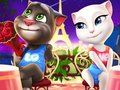 Игра Говорещият Том и Анджела Оцветяване  онлайн