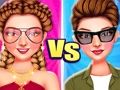 Игра Влияещи момиче срещу tomboy онлайн