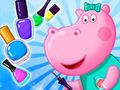 Игра Салон за маникюр Hippo  онлайн