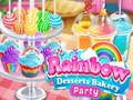 Игра Пекарна с десерти Rainbow  онлайн