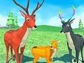 Игра Симулатор на елен Семейство животни  онлайн