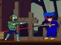 Игра Huggy Wuggy срещу Zombies  онлайн