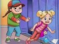 Игра Карате момиче срещу училищен хулиган  онлайн