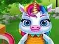 Игра Грижа за сладък еднорог  онлайн