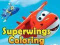 Игра Superwings оцветяване  онлайн