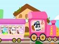 Игра Машинист на влака Baby Panda  онлайн