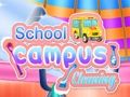 Игра Почистване на училищен кампус  онлайн