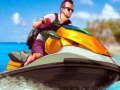 Игра Водни състезания с моторна лодка с джетски  онлайн