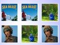 Игра Мачът на картата с памет на Sea Beast онлайн