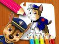 Игра Paw Patrol: Книжка за оцветяване  онлайн