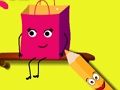 Игра Книжка за оцветяване на чанти за момичета  онлайн