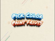 Игра Изберете цветни плодове  онлайн