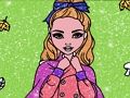 Игра Модна книга за оцветяване с блясък  онлайн
