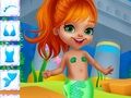 Игра Облечи хартиена кукла русалка  онлайн