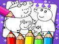 Игра Книжка за оцветяване на прасето Пепа  онлайн