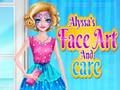 Игра Alyssa`s Face Art и грижа  онлайн