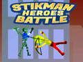 Игра Битката на героите на Stickman  онлайн